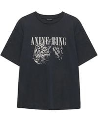Anine Bing - Cohen-T-Shirt mit Print - Lyst