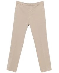 Dondup - Logo-Plaque Trousers - Lyst