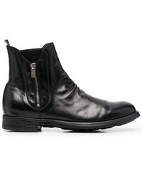 Officine Creative - Side-Zip Leather Boots - Lyst