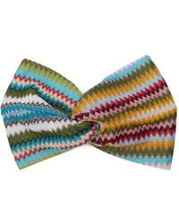 Missoni - Haarband Met Zigzag-Patroon - Lyst