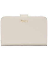 Furla - Logo-Plaque Leather Wallet - Lyst