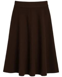 Chinti & Parker - Seam-Detail A-Line Midi Skirt - Lyst