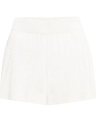 Donde Esteban - Cream Pattern Shorts - Lyst