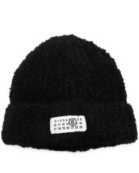 MM6 by Maison Margiela - Bonnet En Maille Tressée - Lyst