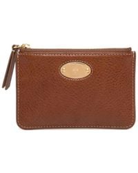 Mulberry - Grained-Leather Purse - Lyst