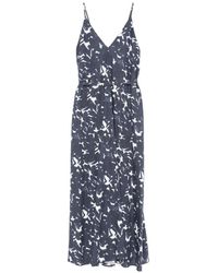 Xacus - Amelia Abstract-Print Maxi Dress - Lyst