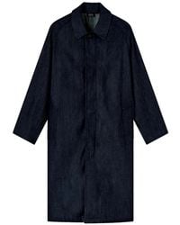 A.P.C. - Abrigo Vaquero Con Cuello - Lyst