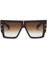 Balmain - B-Grand Oversize-Frame Sunglasses - Lyst