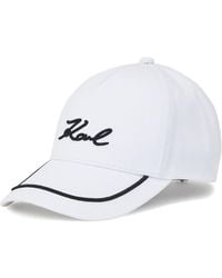 Karl Lagerfeld - K/signature Logo-embroidered Cap - Lyst
