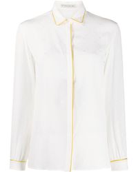 Etro Chemise à liserés contrastants - Blanc