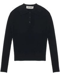 Rohe - Long-Sleeve Polo Shirt - Lyst