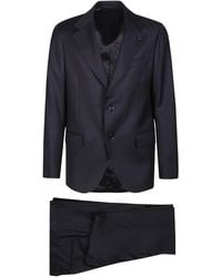 Lardini - Two-Button Wool Suit - Lyst