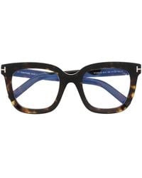 Tom Ford - Side Logo-Plaque Detail Glasses - Lyst