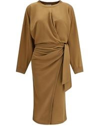 Isabel Marant - Gewickeltes Sandrina Midikleid - Lyst