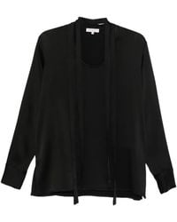 Antonelli - Abete Bluse mit Schleifenkragen - Lyst