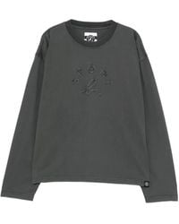 SPORT b. by agnès b. - Logo-Embroidered Long-Sleeved T-Shirt - Lyst