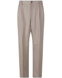 L.B.M. 1911 - Straight-Leg Pleated Trousers - Lyst