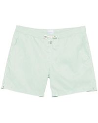 Sunspel - Fine-Stripe Swim Shorts - Lyst