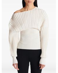 Balmain - Tube Knit Jumper Sweater - Lyst
