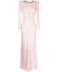 Jenny Packham - Macelline Sequin-embellished Maxi Dress - Lyst