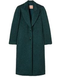 Twinset - Single-Breasted Wool Coat - Lyst
