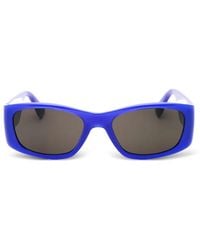 Moschino - Sonnenbrille Mit Eckigem Gestell - Lyst