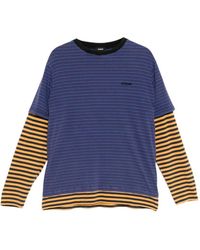 we11done - Gestreept T-Shirt - Lyst