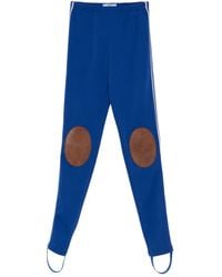 Prada - Gestreepte Broek Met Patch - Lyst