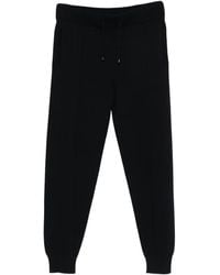 Drumohr - Ribbed-Cuff Wool Track Pants - Lyst