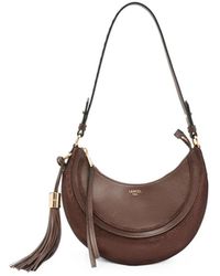 Lancel - Small Hoboheme Leather Shoulder Bag - Lyst