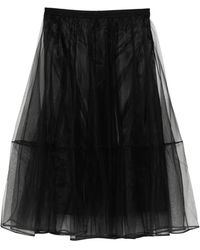 JNBY - Tulle A-Line Skirt - Lyst