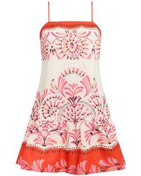 Marie Oliver - Eileen Ruffled Mini Dress - Lyst