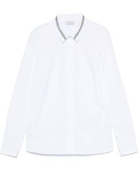 Peserico - Trim-detailed Shirt - Lyst