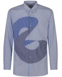 Comme des Garçons - Patchwork Striped Shirt - Lyst