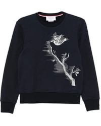 Thom Browne - Embroidered Sweatshirt - Lyst