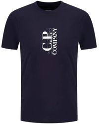 C.P. Company - 30/1 Jersey Short-Sleeve Printed T-Shirt - Lyst