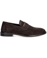 GANT - Suede Penny Loafers - Lyst