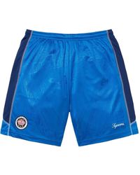 Supreme - Patterned-Jacquard Soccer Shorts - Lyst