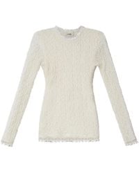 Isabel Marant - Brany Stretch-Lace Top - Lyst