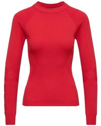 Moncler - Top De Canalé Con Logo - Lyst