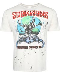 MadeWorn - Scorpions-print Cotton T-shirt - Lyst