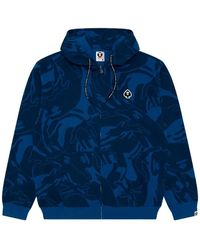 Aape By A Bathing Ape - Camouflage-Print Zip-Up Hoodie - Lyst