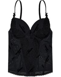 Vetements - Top Con Logo En Jacquard - Lyst