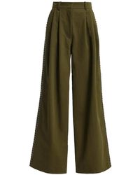Essentiel Antwerp - Korrupt Stud-Embellished Pleated Trousers - Lyst