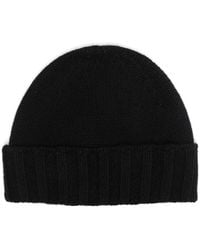 Drumohr - Ribbed-Knit Cashmere Beanie Hat - Lyst