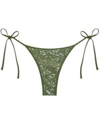 Tropic of C - Praia Sequin-Embellished Bikini Bottoms - Lyst