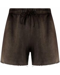 Cotton Citizen - Faded Raw-Cut Track Shorts - Lyst