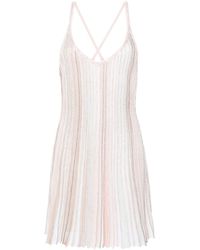Missoni - Mini-jurk Met Pailletten En Intarsia - Lyst