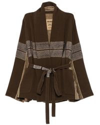 Uma Wang - Kobina Panelled Belted Jacket - Lyst