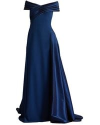 Tadashi Shoji - Pleated Off-Shoulder Maxi Dress - Lyst